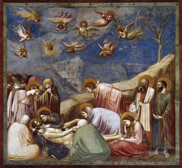 100 の偉大な芸術 Painting - ジョット「キリストの追悼」